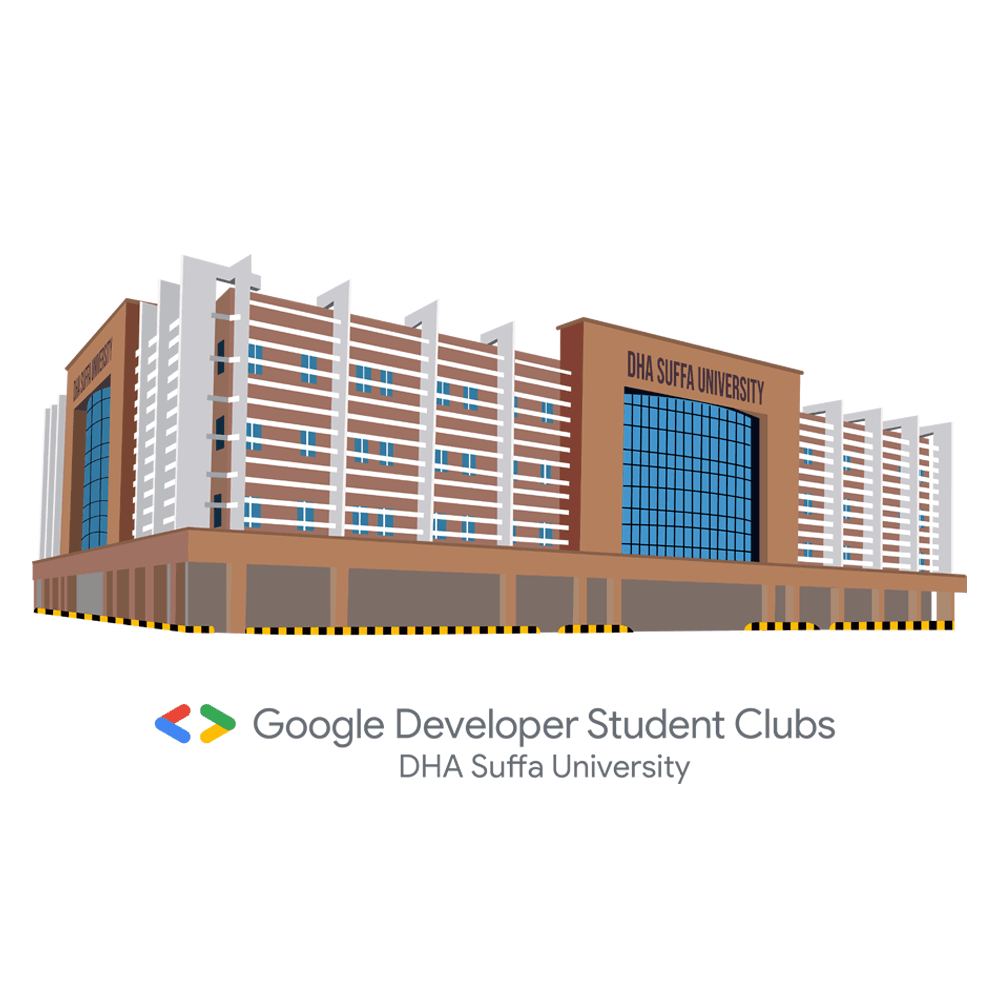 GDSC Lead, DHA Suffa University logo